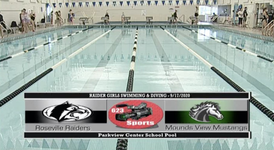 High School Girls Swimming Roseville Vs Mounds View Nine North