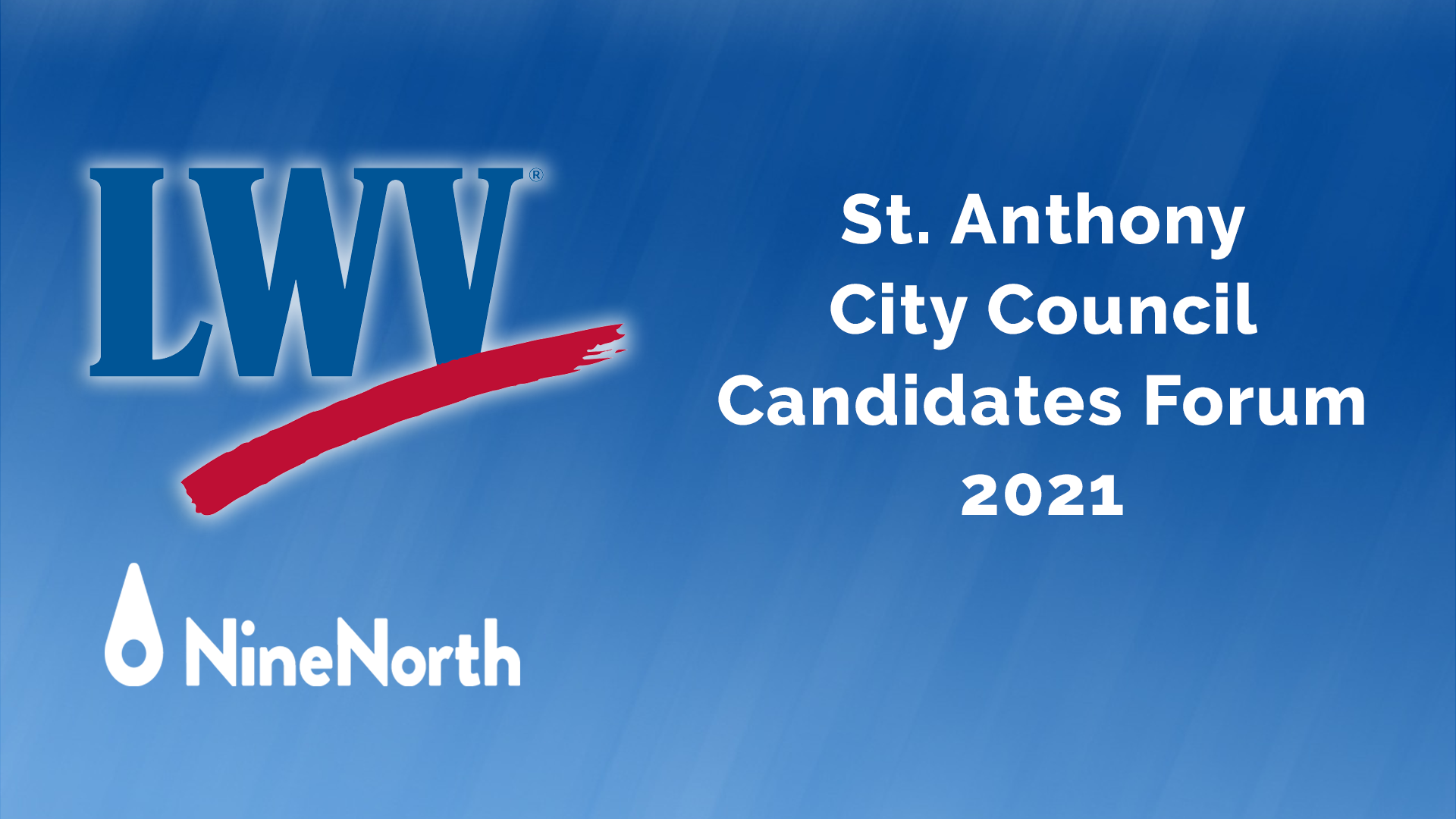 City Council Candidates' Forum