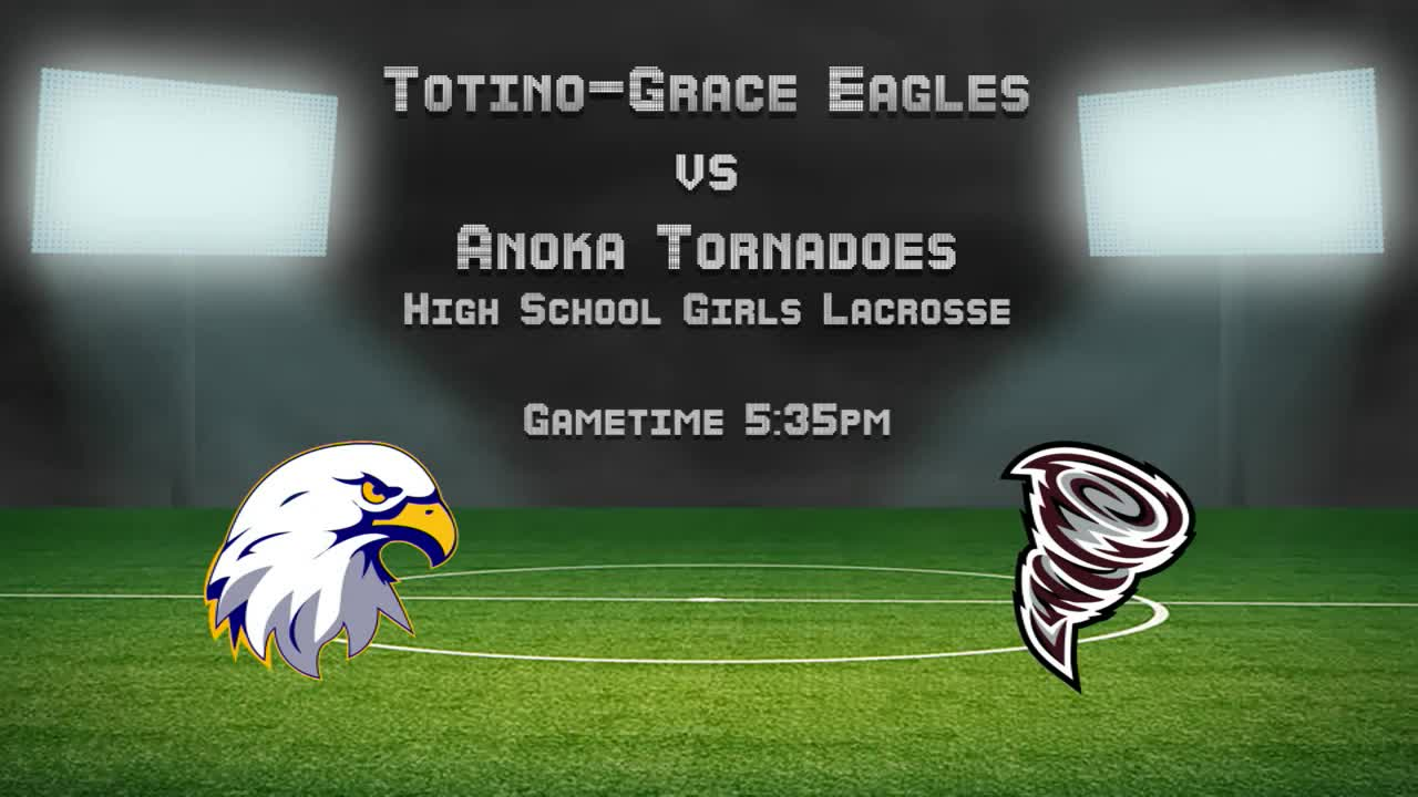 Thumbnail image for Girls Lacrosse Totino Grace vs Anoka 4-20-22