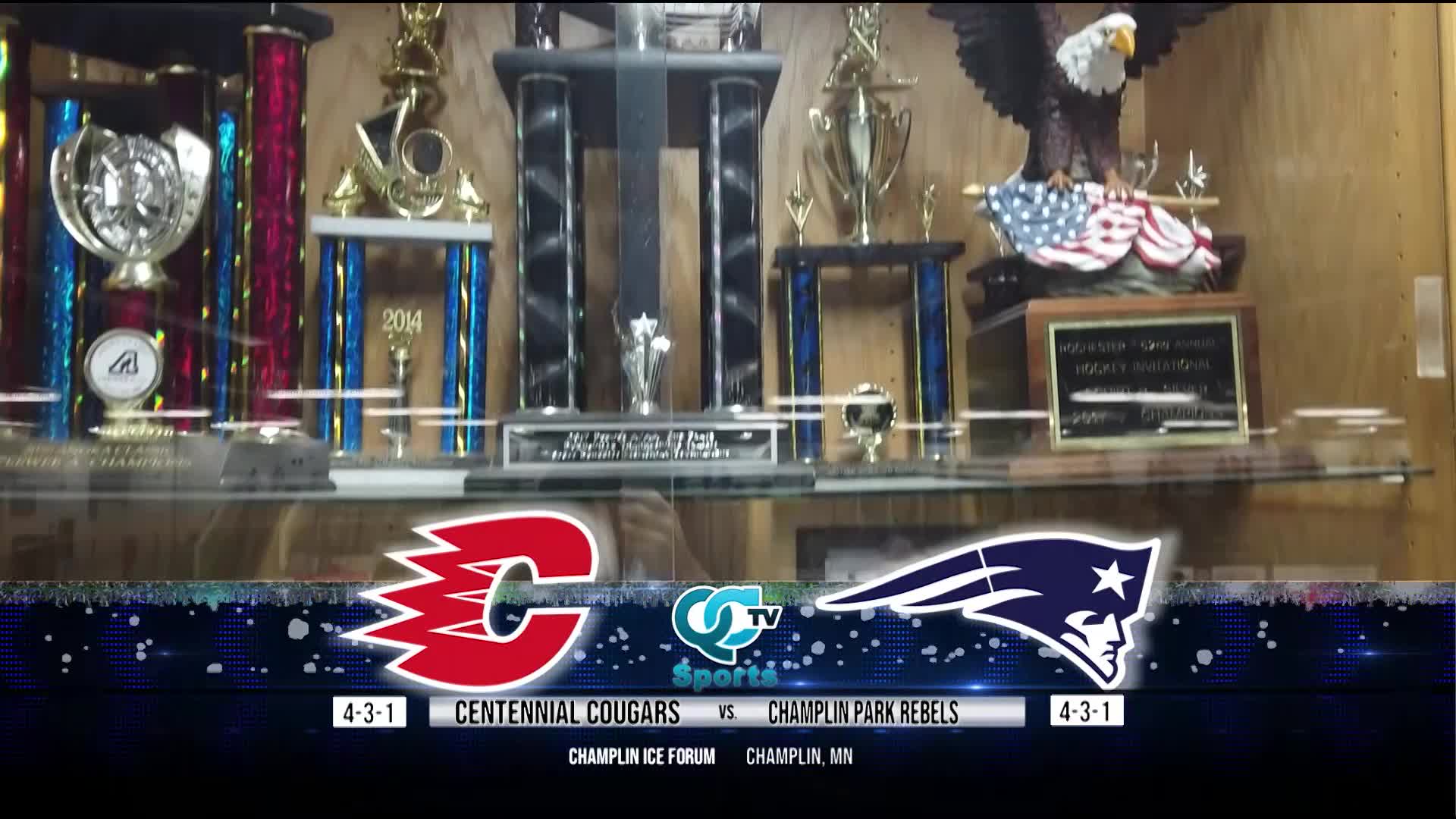 Thumbnail image for Boys Hockey Centennial vs Champlin Park 12-21-23