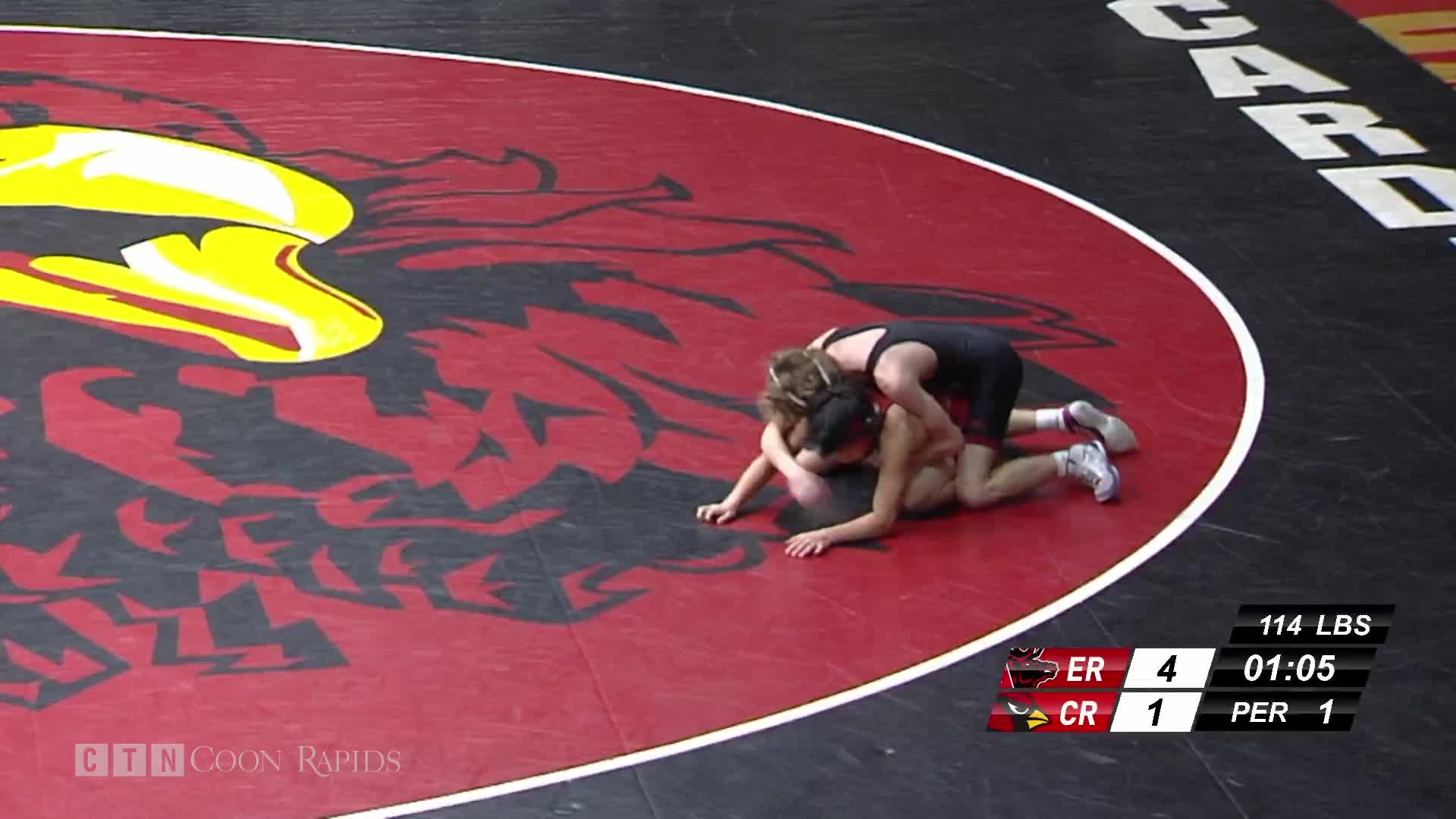 Thumbnail image for Wrestling Elk River vs Coon Rapids 1-11-24