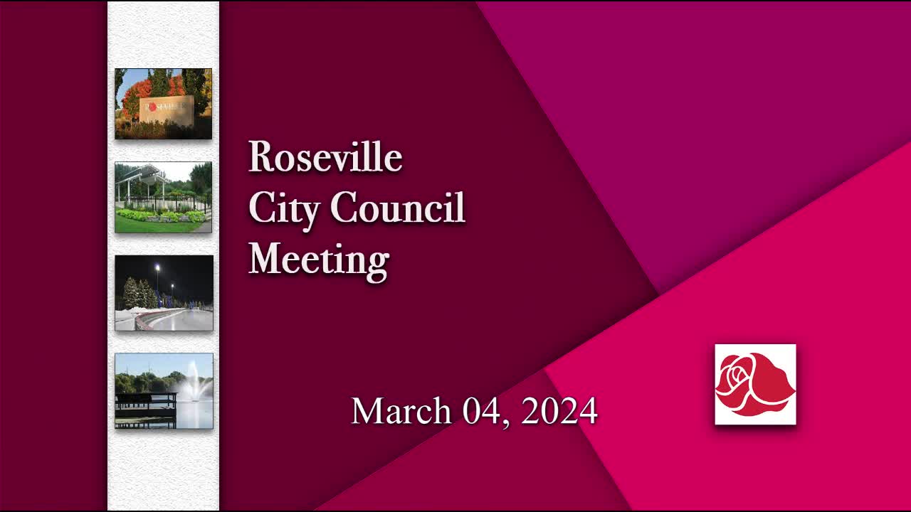 Thumbnail image for Roseville City Council Meeting 3-4-24