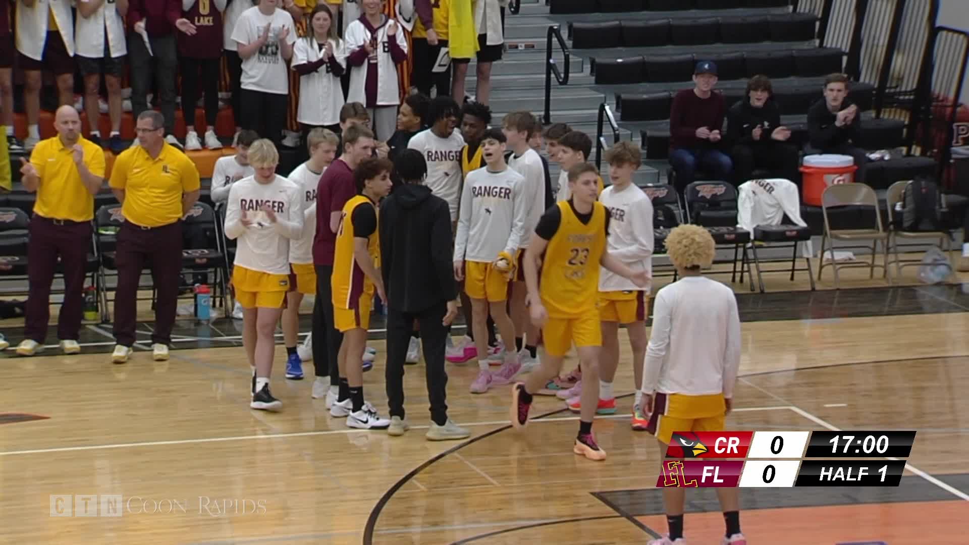 Thumbnail image for Boys Basketball Playoff - Coon Rapids vs Forest Lake 3-14-24