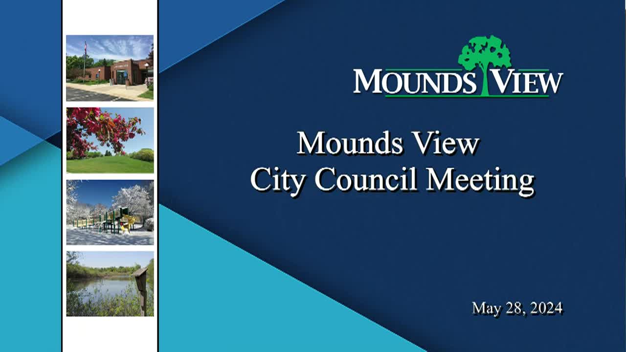Thumbnail image for Mounds View City Council Meeting 5-28-24