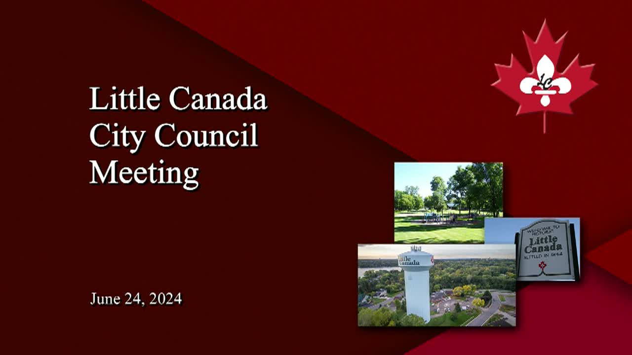 Thumbnail image for Little Canada City Council Meeting 6-24-24