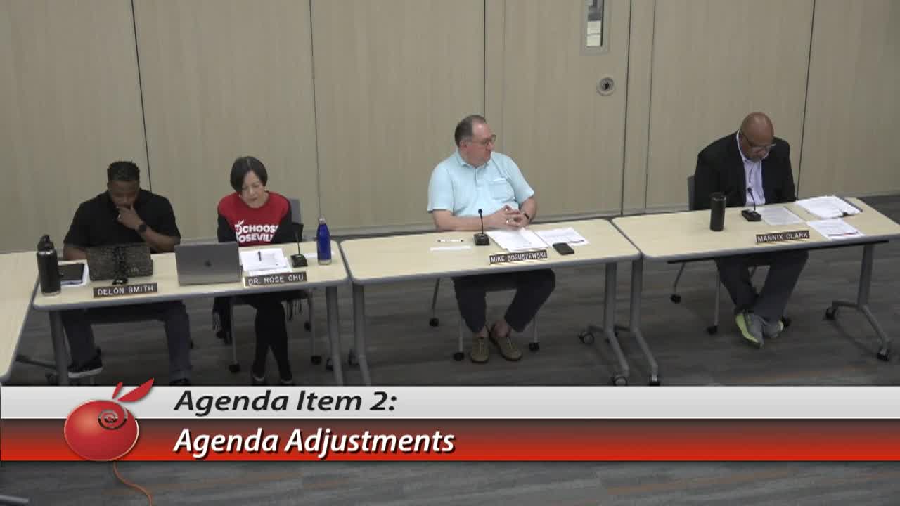Thumbnail image for Roseville District 623 School Board Meeting 6-10-25