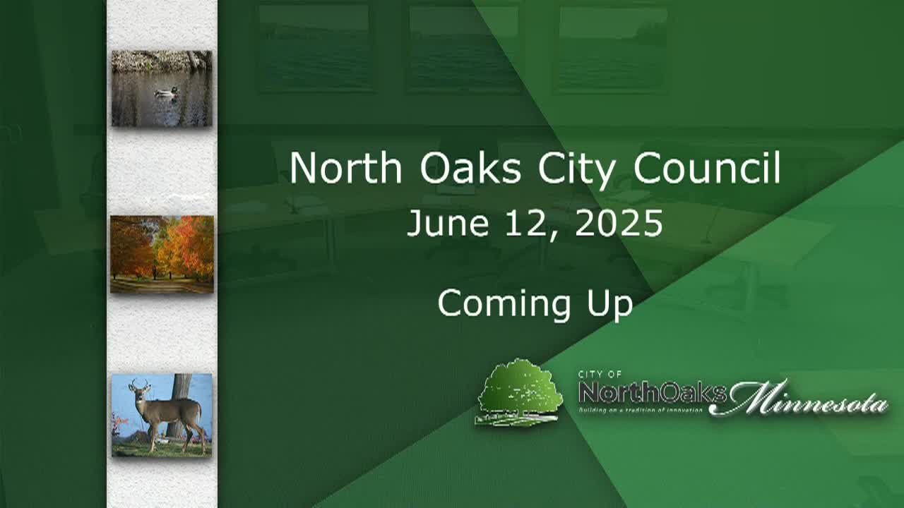 Thumbnail image for North Oaks City Council Meeting 6-12-25