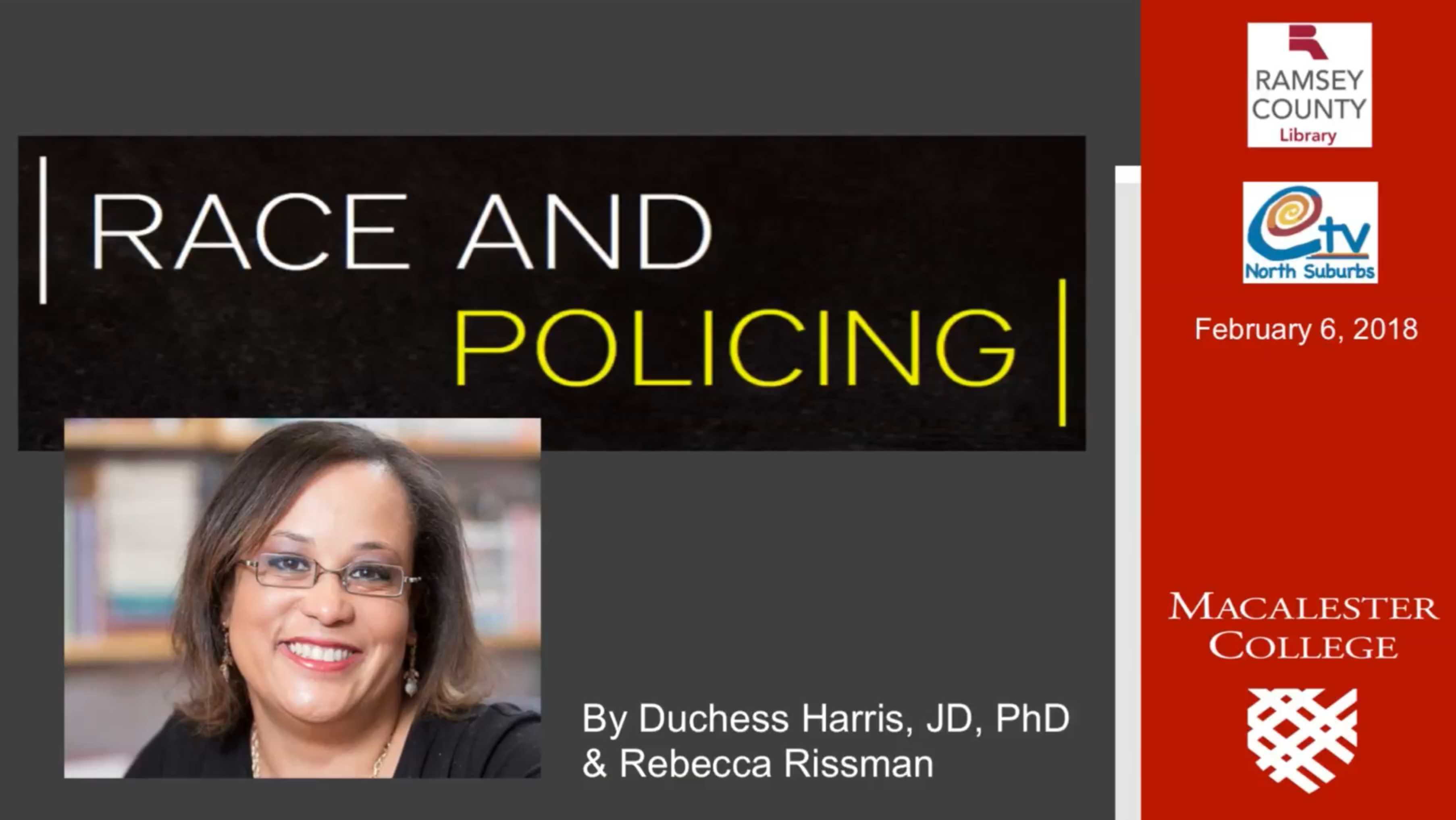 Thumbnail image for Race and Policing with Duchess Harris