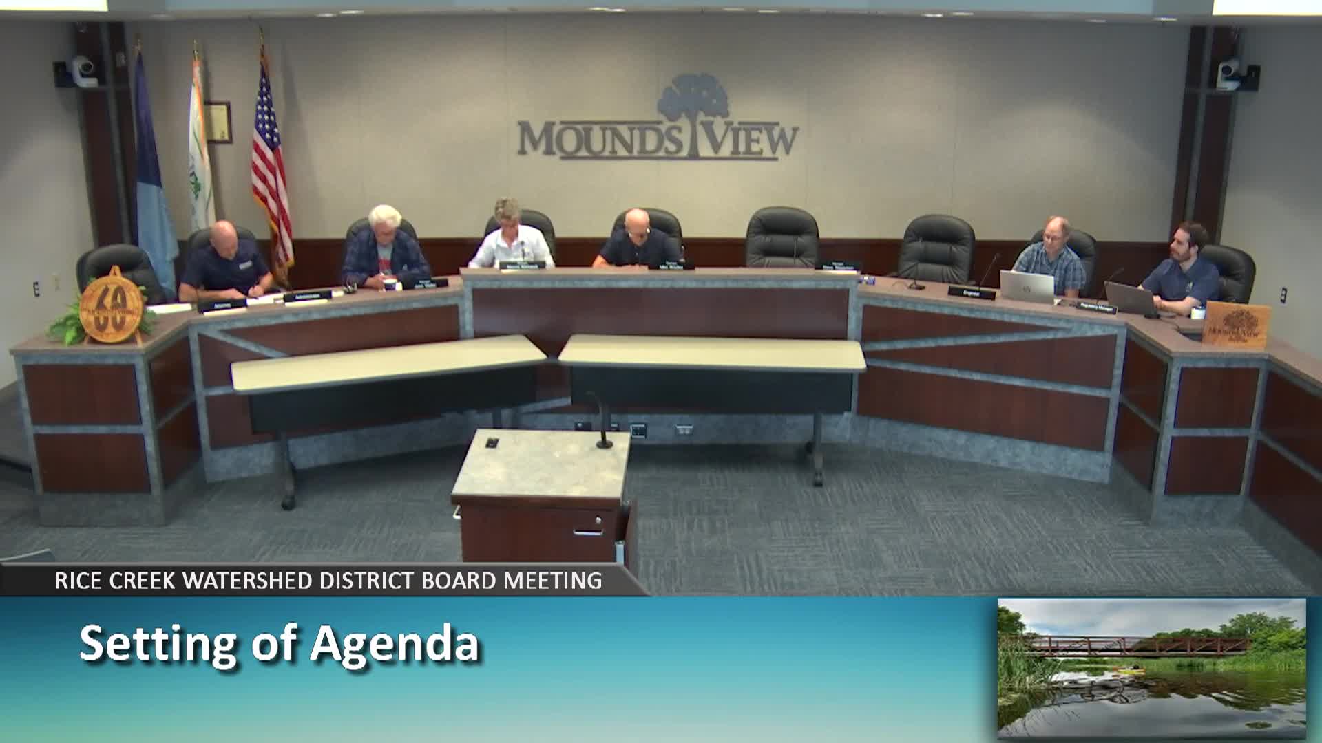 Thumbnail image for Rice Creek Watershed District Board Meeting 7-23-25