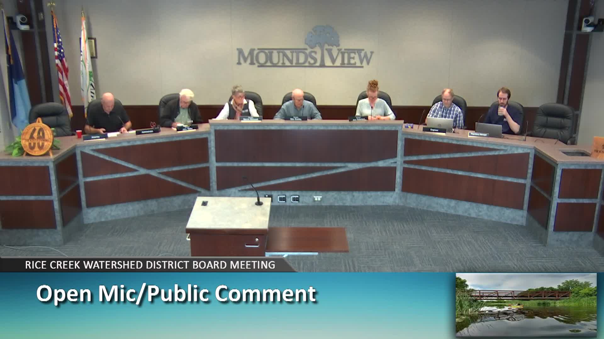 Thumbnail image for Rice Creek Watershed District Board Meeting 9-24-25