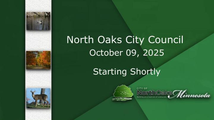 Thumbnail image for North Oaks City Council Meeting 10-9-25