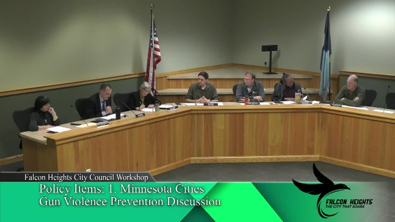 Thumbnail image for Falcon Heights City Council Work Session 10-22-25