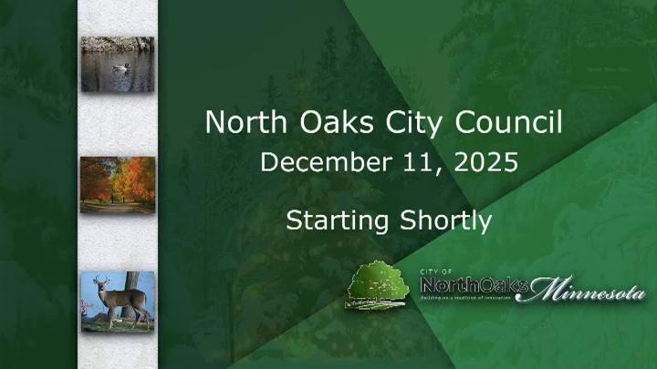 Thumbnail image for North Oaks City Council Meeting 12-11-25
