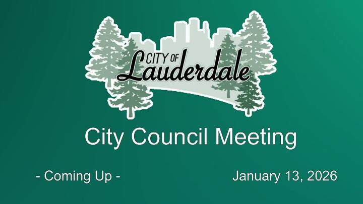 Thumbnail image for Lauderdale City Council Meeting 1-13-26