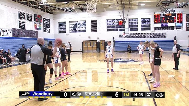 Thumbnail image for Girls Basketball Roseville Area vs Woodbury 1-20-26