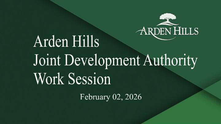 Thumbnail image for Arden Hills Joint Development Authority Work Session 2-2-26
