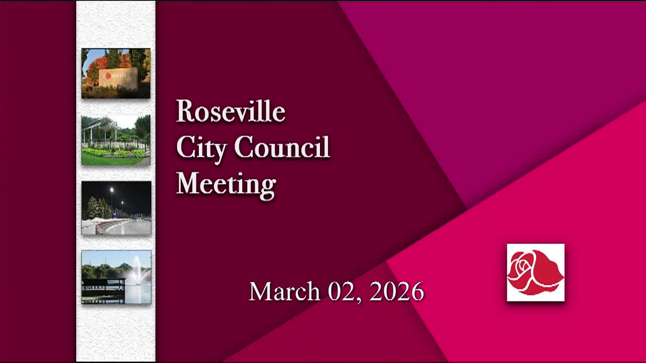 Thumbnail image for Roseville City Council Meeting 3-2-26