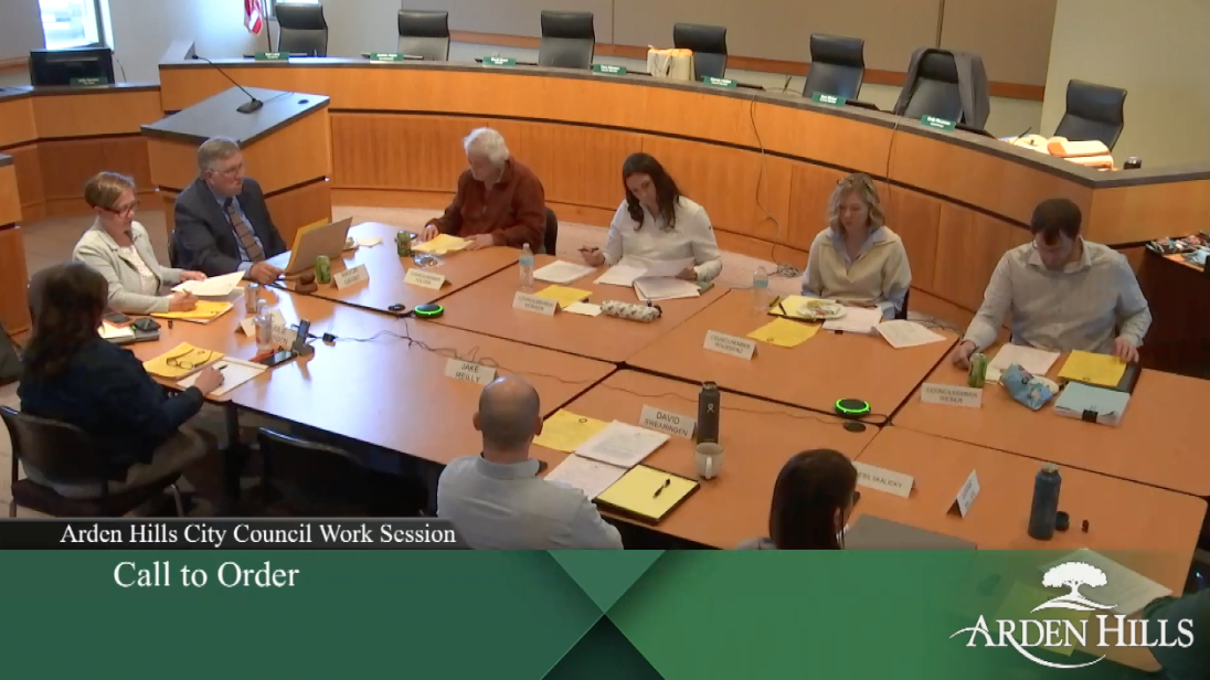 Thumbnail image for Arden Hills City Council Work Session 3-9-26