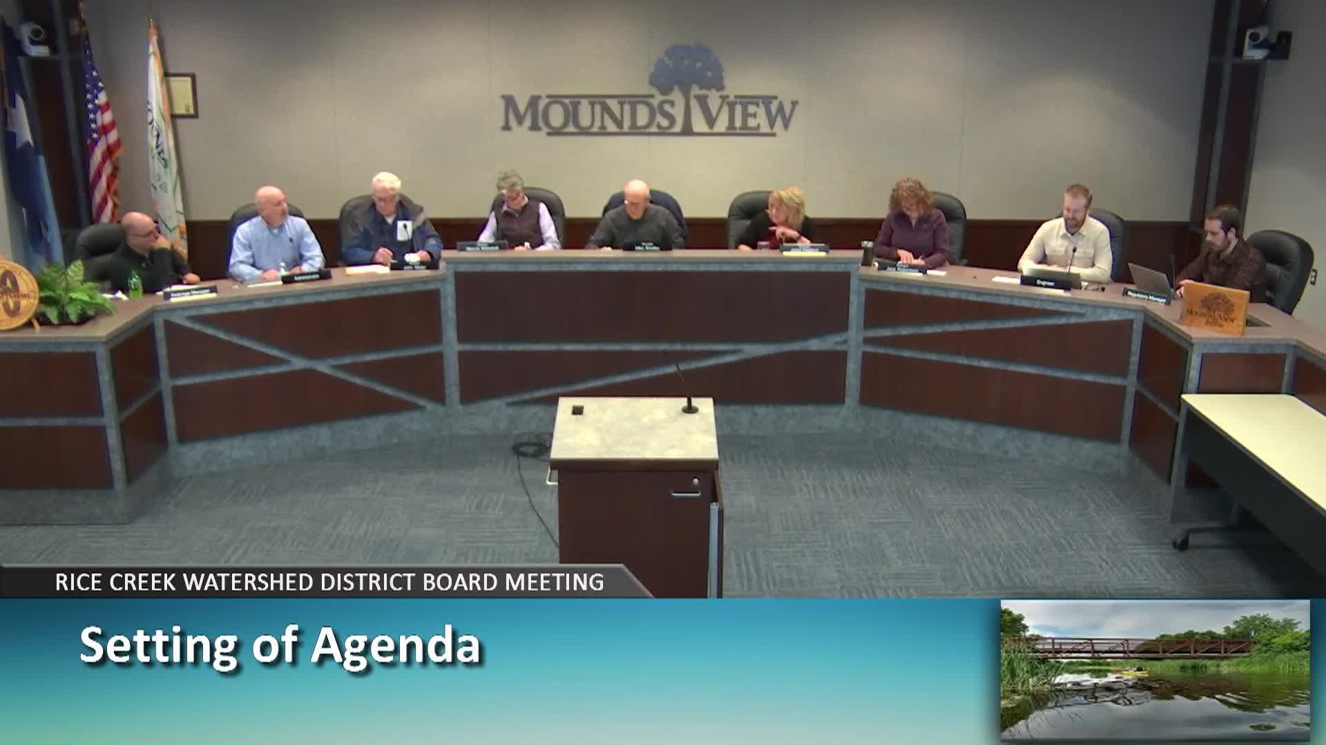 Thumbnail image for Rice Creek Watershed District Board Meeting 3-11-26