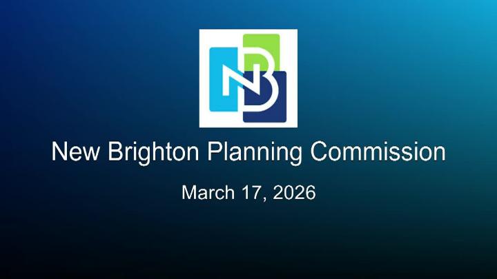 Thumbnail image for  New Brighton Planning Commission Meeting - 3.17.2026