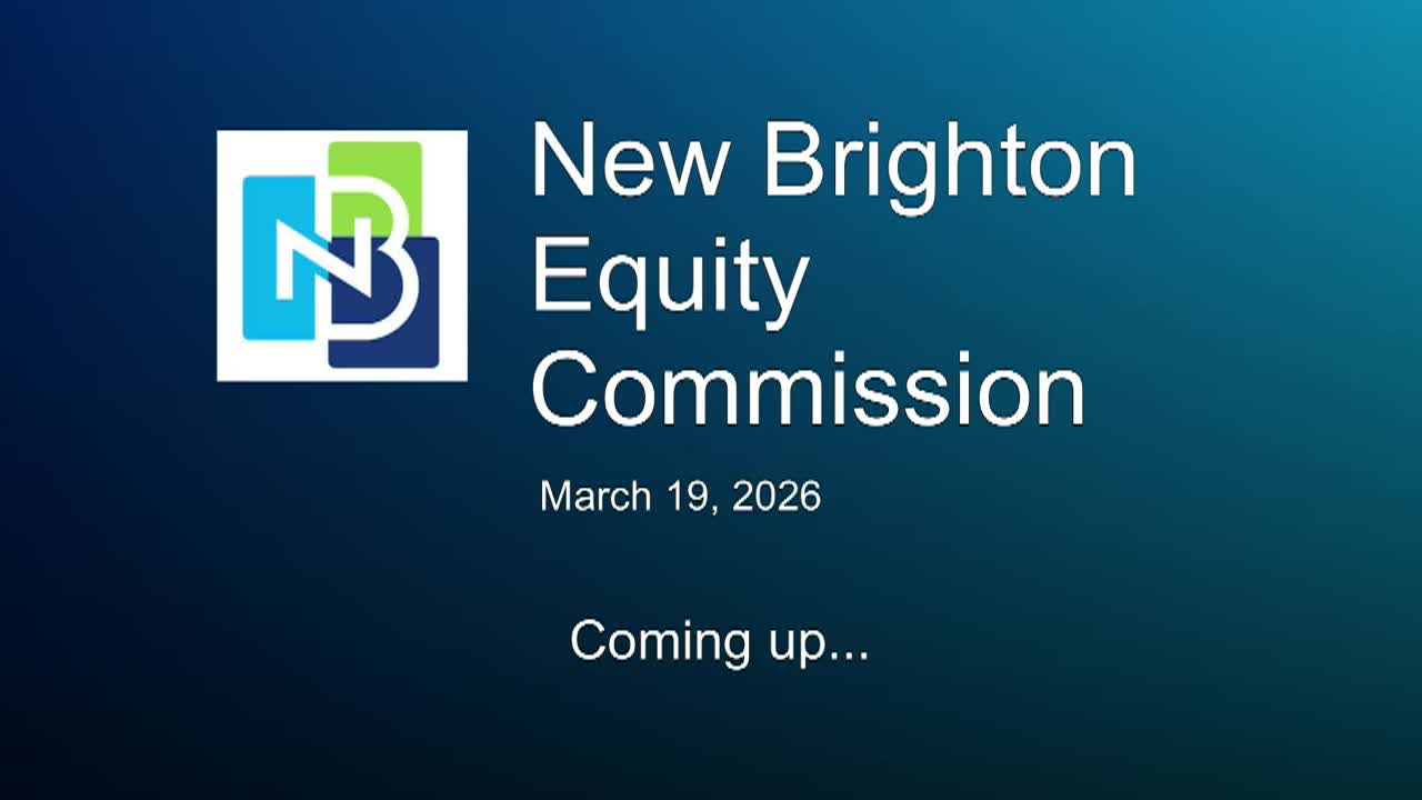 Thumbnail image for ew Brighton Equity Commission Meeting - 3.19.2026