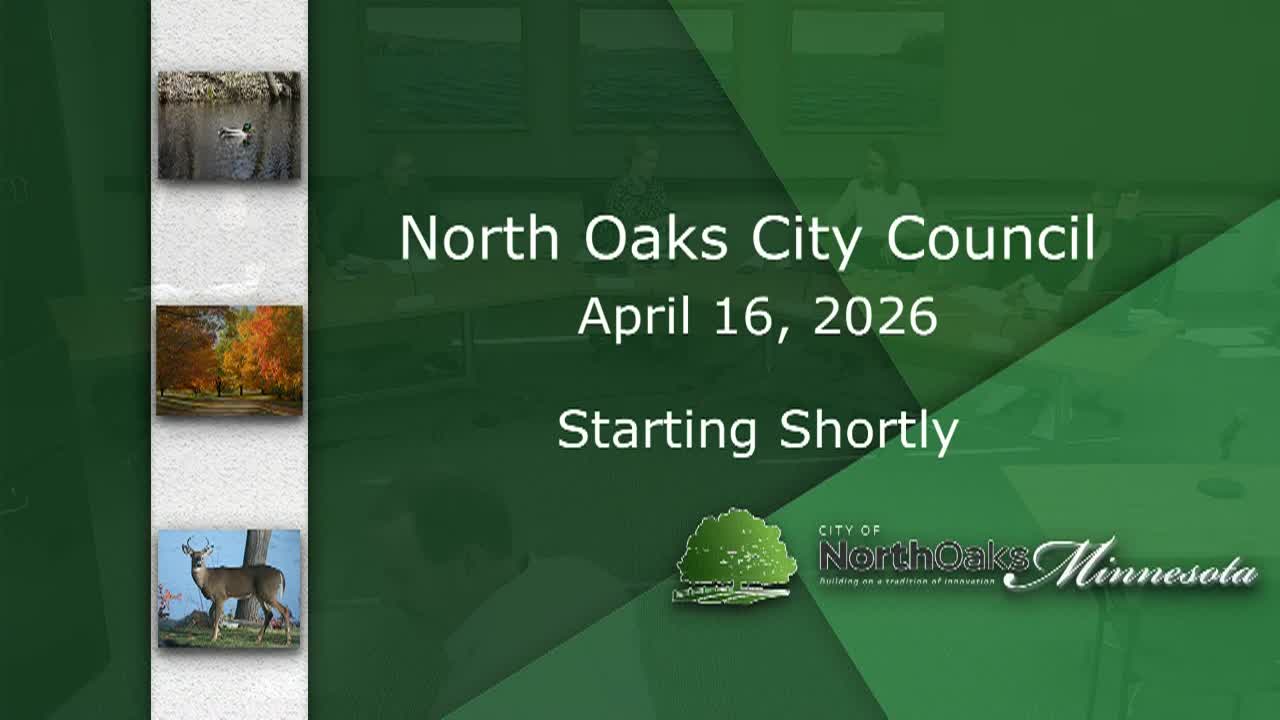 Thumbnail image for North Oaks City Council Meeting - 4.16.2026
