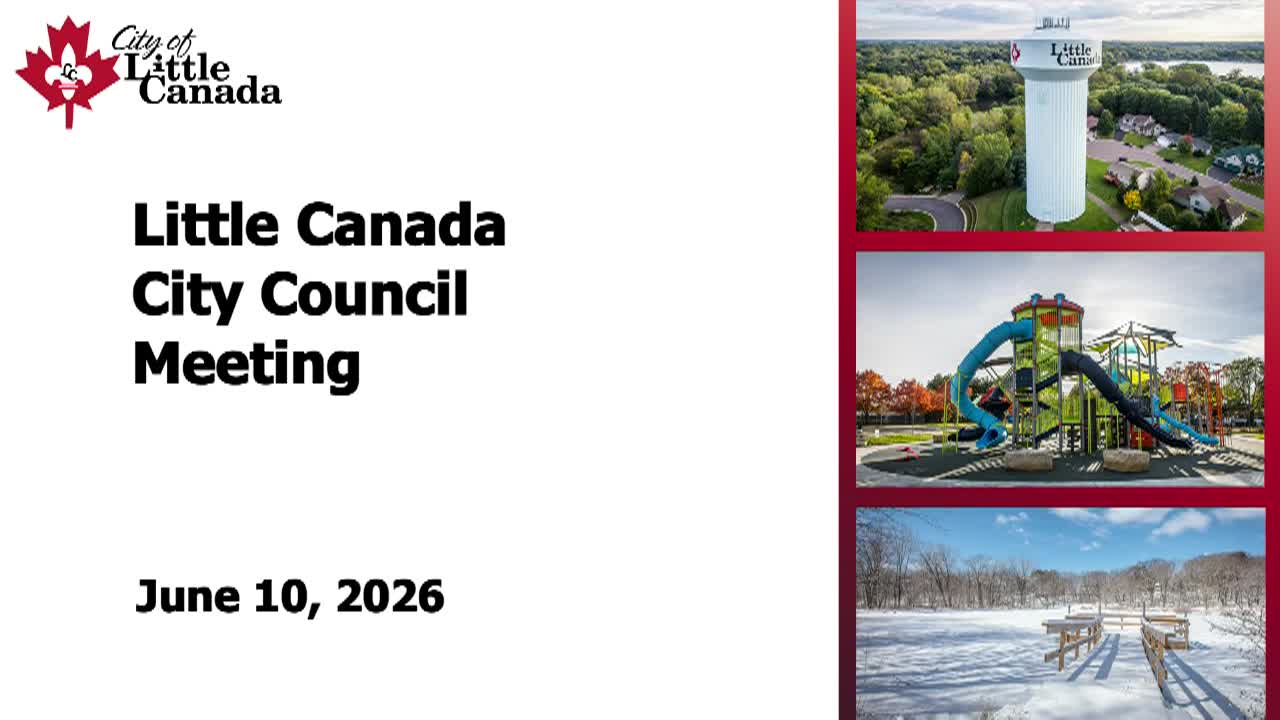 Thumbnail image for Little Canada City Council - 6.10.2026
