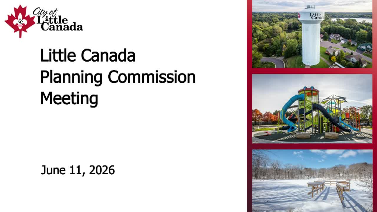 Thumbnail image for  Little Canada Planning Commission Meeting - 6.11.2026