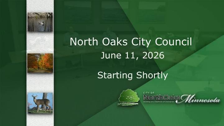 Thumbnail image for North Oaks City Council Meeting - 6.11.2026