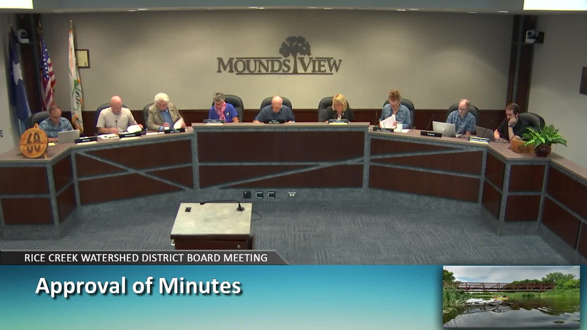Thumbnail image for Rice Creek Watershed District Board Meeting - 7.8.2026