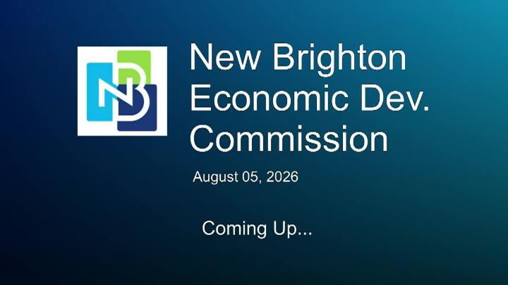 Thumbnail image for New Brighton Economic Development Commission Meeting - 8.5.2026