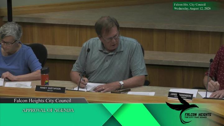 Thumbnail image for Falcon Heights City Council Meeting - 8.12.2026