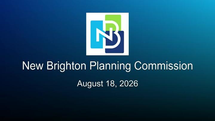 Thumbnail image for New Brighton Planning Commission Meeting - 8.18.2026