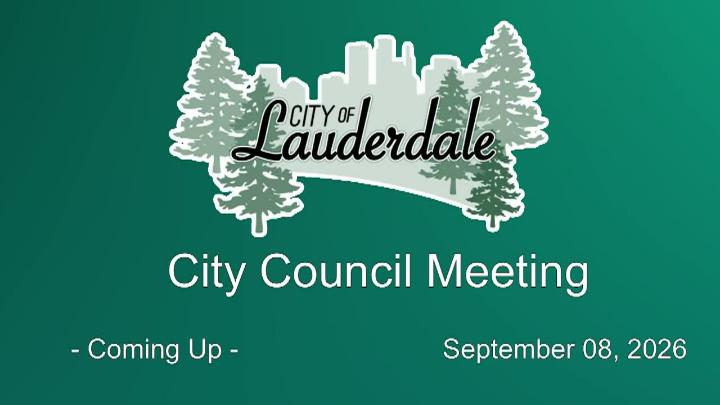 Thumbnail image for Lauderdale City Council Meeting - 9.8.2026