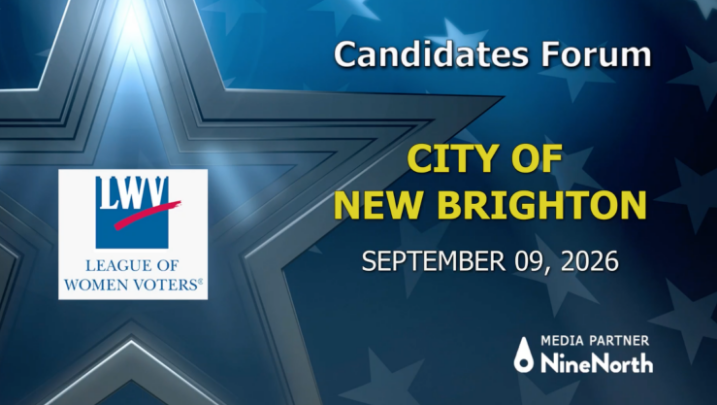 Thumbnail image for LWV Candidates Forum: City of New Brighton 9-9-26