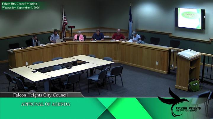 Thumbnail image for Falcon Heights City Council Meeting - 9.9.2026