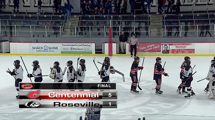 Thumbnail image for Girls Hockey Roseville vs Centennial 12-5-19