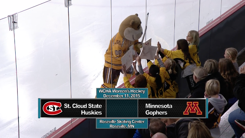 Thumbnail image for College Women's Hockey Minnesota v. St Cloud St. 12-11-15